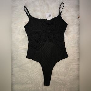 Forever 21 Black Knit Bodysuit
